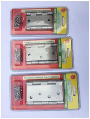 3.5" One Pair  Blister Packing Hinge , Door Hardware Parts  400g Paper Card Box Material